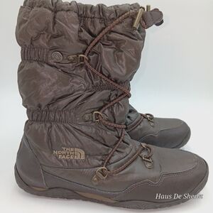 The North Face Ice Pick Primaloft Winter Boots Brown Waterproof